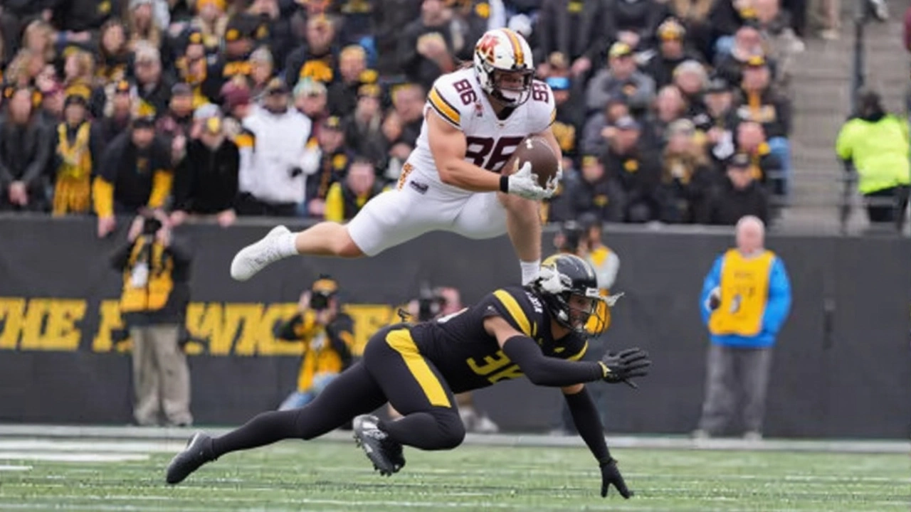Iowa smashes Minnesota 41-3 in Floyd of Rosedale rivalry